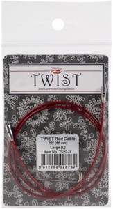 Picture of ChiaoGoo TWIST Red Lace Interchangeable Cables 22"-Large