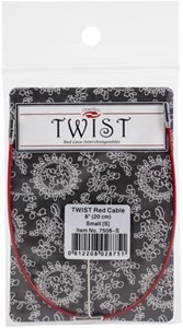 Picture of ChiaoGoo TWIST Red Lace Interchangeable Cables 8"-Small