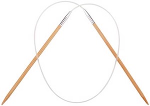 Picture of ChiaoGoo Bamboo Circular Knitting Needles 24"-Size 5/3.75mm