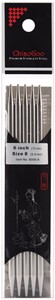 Picture of ChiaoGoo Double Point Stainless Knitting Needles 6" 5/Pkg-Size 8/5mm