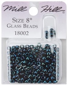 Picture of Mill Hill Glass Beads Size 8/0 3mm 6g-Midnight