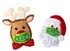 Picture of Bucilla Felt Ornaments Applique Kit Set Of 2-Masked Christmas