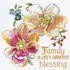 Picture of Design Works Counted Cross Stitch Kit 10"X10"-Family Blessings (14 Count)