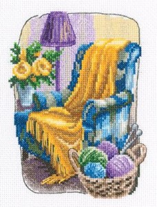 Picture of RTO Counted Cross Stitch Kit 4.9"X6.9"-Grandmother's Old Garden VI (14 Count)