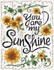 Picture of Imaginating Counted Cross Stitch Kit 11"X15"-Sunflowers & Sunshine (14 Count)