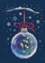 Picture of RTO Counted Cross Stitch Kit 5.9"X7.3"-Ball With A Sprig Of Mistletoe (14 Ct)