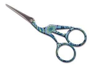 Picture of Janlynn Embroidery Scissors 4.625"-Blue Paisley