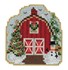 Picture of Mill Hill Counted Cross Stitch Kit 2.25"X2.75"-Winter Barn