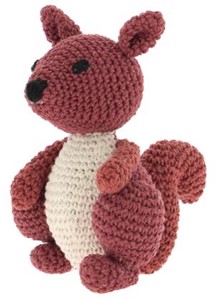 Picture of Hoooked Amigurumi DIY Kit W/Eco Barbante Yarn-Squirrel Suzy - Brick