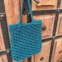 Picture of Hoooked Everyday Essentials DIY Kit W/Eco Barbante Yarn-Trogir Bag - Petrol