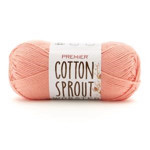 Picture of Premier Yarns Cotton Sprout Worsted Solid Yarn-Peach