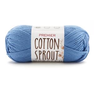 Picture of Premier Yarns Cotton Sprout Worsted Solid Yarn-Cornflower