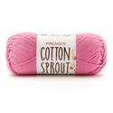 Picture of Premier Yarns Cotton Sprout Worsted Solid Yarn-Bright Pink