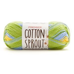 Picture of Premier Yarns Cotton Sprout Worsted Multi Yarn-Lima Bean