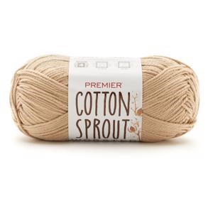 Picture of Premier Yarns Cotton Sprout Worsted Solid Yarn-Beige