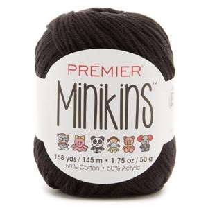 Picture of Premier Yarns Minikins Yarn-Black