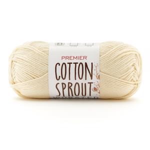 Picture of Premier Yarns Cotton Sprout Worsted Solid Yarn-Cream