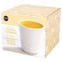 Picture of Dritz Ceramic Thimble Container-Yellow