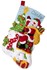 Picture of Bucilla Felt Stocking Applique Kit 18" Long-Santa's Polar Bear Ride