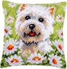 Picture of Vervaco Stamped Cross Stitch Cushion Kit 16"X16"-Dog