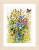 Picture of LanArte Counted Cross Stitch Kit 12"X17.2"-Wildflower Rest Stop on AIda (14 Count)