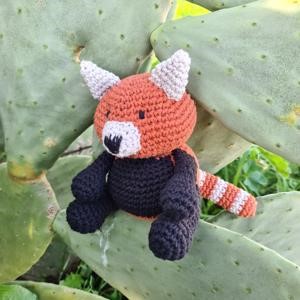 Picture of Hoooked Amigurumi DIY Kit W/Eco Barbante Yarn-Red Panda Ling