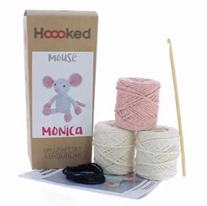 Picture of Hoooked Amigurumi DIY Kit W/Eco Barbante Yarn-Mouse Monica