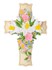 Picture of Bucilla Felt Wall Hanging Applique Kit-Floral Cross