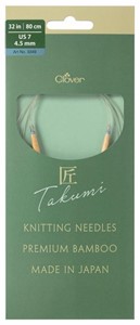 Picture of TAKUMI Pro Circular Knitting Needles 32"-US 7 / 4.5 mm