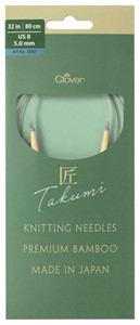 Picture of TAKUMI Pro Circular Knitting Needles 32"-US 8 / 5.0 mm