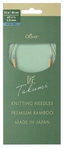 Picture of TAKUMI Pro Circular Knitting Needles 32"-US 2 1/2 / 3.0 mm