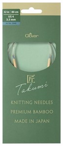 Picture of TAKUMI Pro Circular Knitting Needles 32"-US 4 / 3.5 mmm