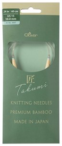 Picture of TAKUMI Pro Circular Knitting Needles 24"-US 15 / 10.0 mm