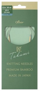 Picture of TAKUMI Pro Circular Knitting Needles 32"-US 0 / 2.0 mm