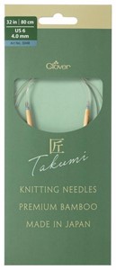 Picture of TAKUMI Pro Circular Knitting Needles 32"-US 6 / 4.0 mm