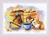 Picture of RIOLIS Counted Cross Stitch Kit 11.75"X8.25"-The Tastiest Bite (14 Count)