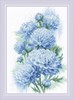 Picture of RIOLIS Counted Cross Stitch Kit 8.25"X11.75"-Delicate Chrysanthemums