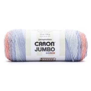 Picture of Caron Jumbo Print Ombre Yarn-Blush & Blue