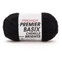Picture of Premier Basix Chenille Brights Yarn-Black