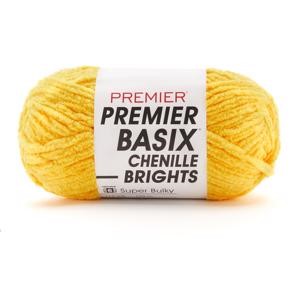 Picture of Premier Basix Chenille Brights Yarn-Lemon