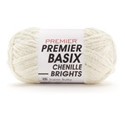 Picture of Premier Basix Chenille Brights Yarn-Winter White