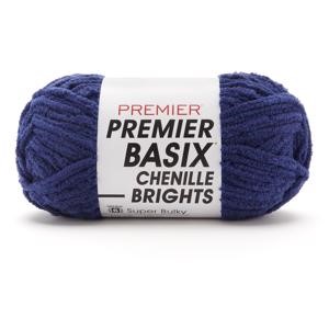 Picture of Premier Basix Chenille Brights Yarn-Navy