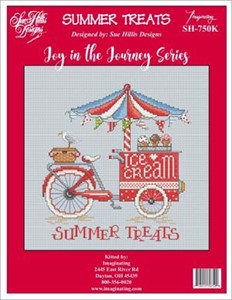 Picture of Imaginating Counted Cross Stitch Kit 7"X7"-Summer Treats
