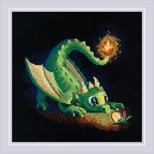 Picture of RIOLIS Counted Cross Stitch Kit 7.75"X7.75"-Naughty Sparkles