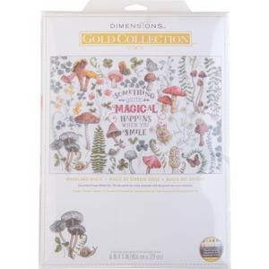 Picture of Dimensions Counted Cross Stitch Kit 16" Long-Woodland Magic Stocking 16 Count