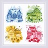 Picture of RIOLIS Counted Cross Stitch Kit 11.75"X11.75"-Happy Street