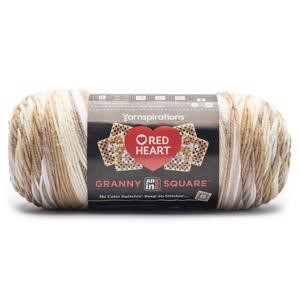 Picture of Red Heart All in One Granny Square-Aran - Cream