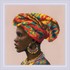 Picture of RIOLIS Counted Cross Stitch Kit 11.75"X11.75"-Amazing Women. Africa (14 Count)