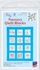 Picture of Jack Dempsey Stamped White Nursery Quilt Blocks 9"X9" 12/Pkg-Numbers 1,2,3