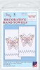Picture of Jack Dempsey Stamped Decorative Hand Towel Pair 17"X28"-Butterfly